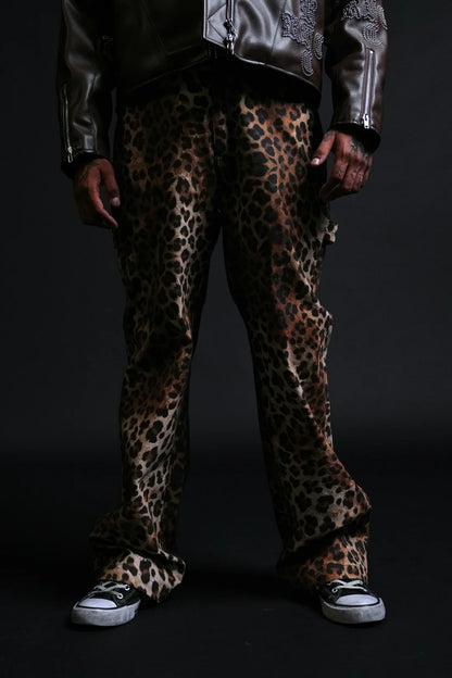 MANIC CARPENTER PANTS IN LEOPARD
