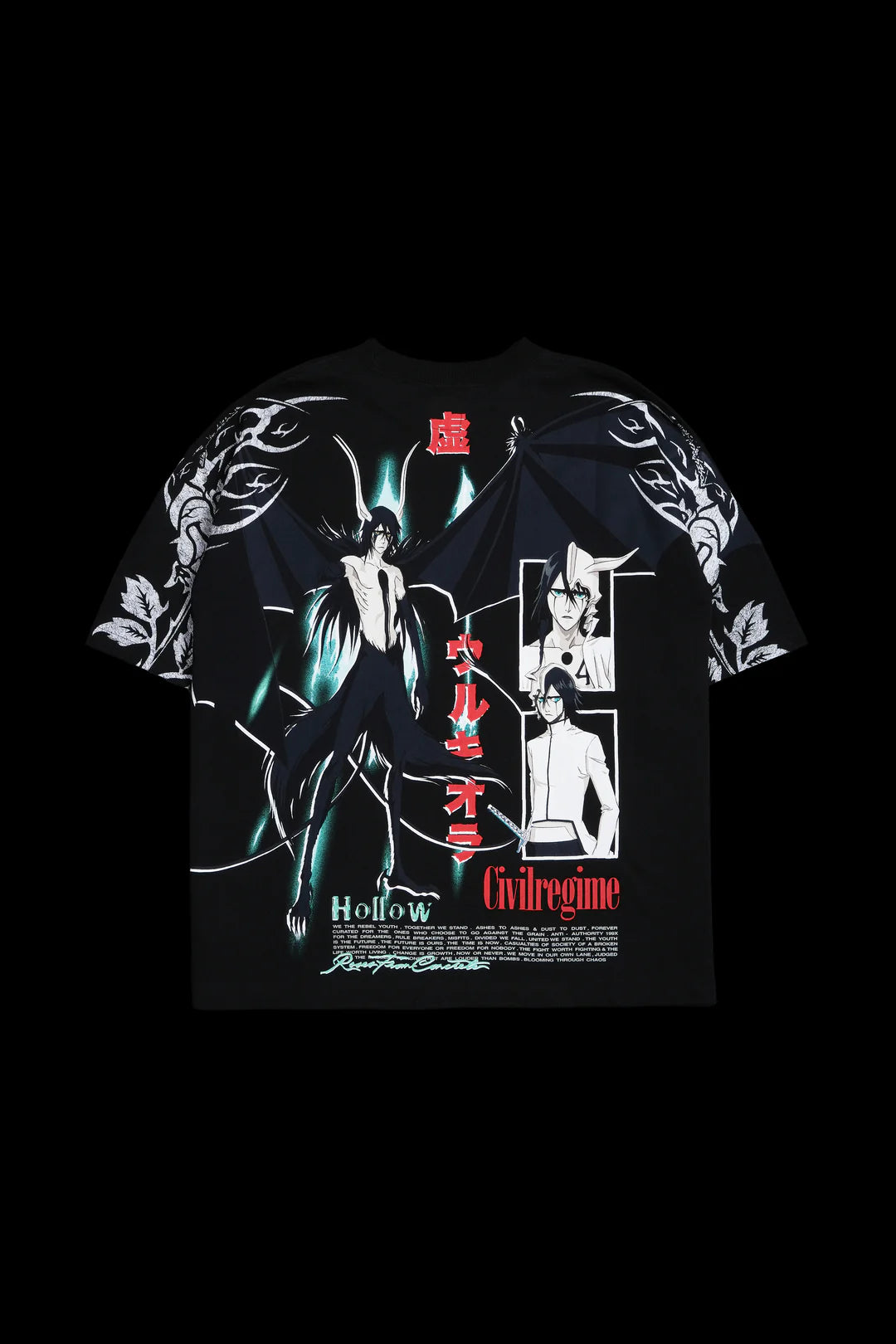 ULQUIORRA 199X OVERSIZED TEE IN BLACK