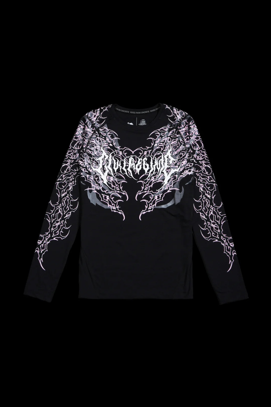 ANARCHY FLEX L/S COMPRESSION TEE IN BLACK
