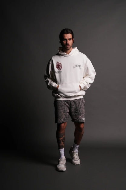 WESTERN V2 “PIERCE” HOODIE IN CREAM