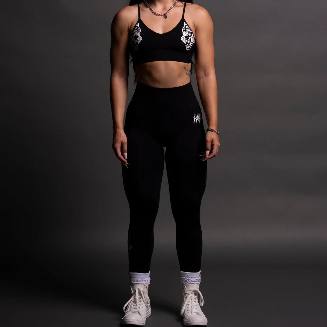 HESH EVERSON SEAMLESS LEGGINGS IN BLACK