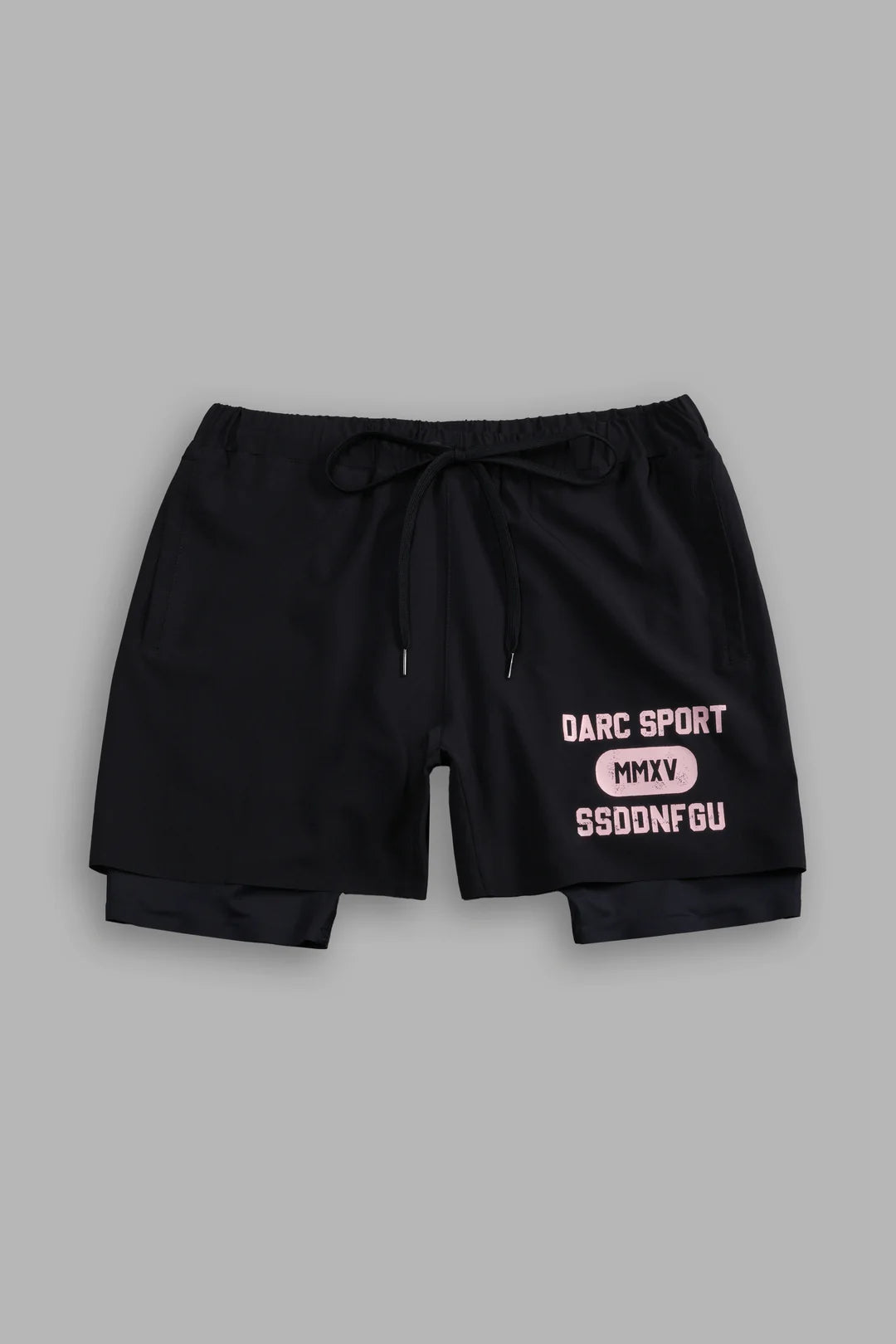 WOLVES FOREVER COMPRESSION SHORTS IN BLACK