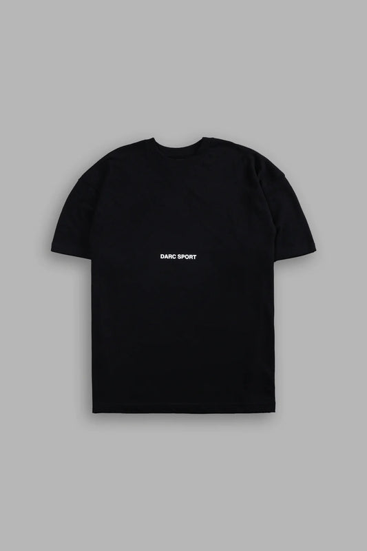 RESPECT US PREMIUM OVERSIZED TEE IN BLACK