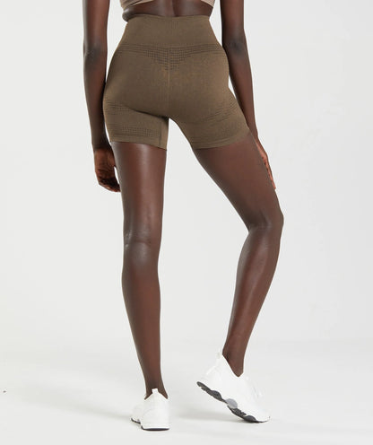 VITAL SEAMLESS SHORTS 2.0 IN ESPRESSO MARL