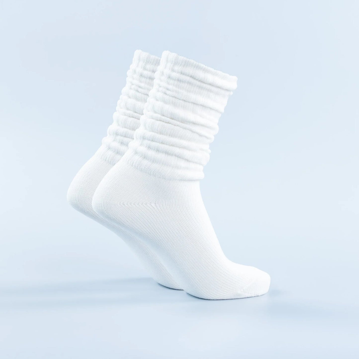 Scrunch Socks in White