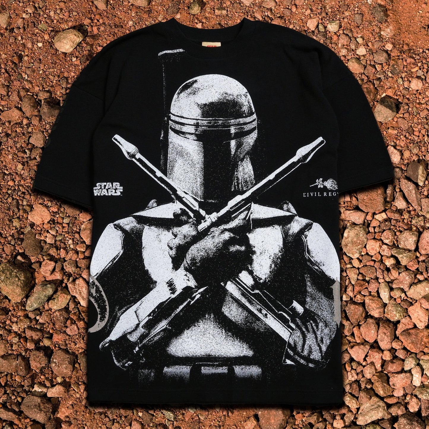 THE WAY AMERICAN CLASSIC OVERSIZED TEE IN BLACK