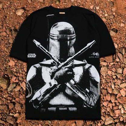 THE WAY AMERICAN CLASSIC OVERSIZED TEE IN BLACK