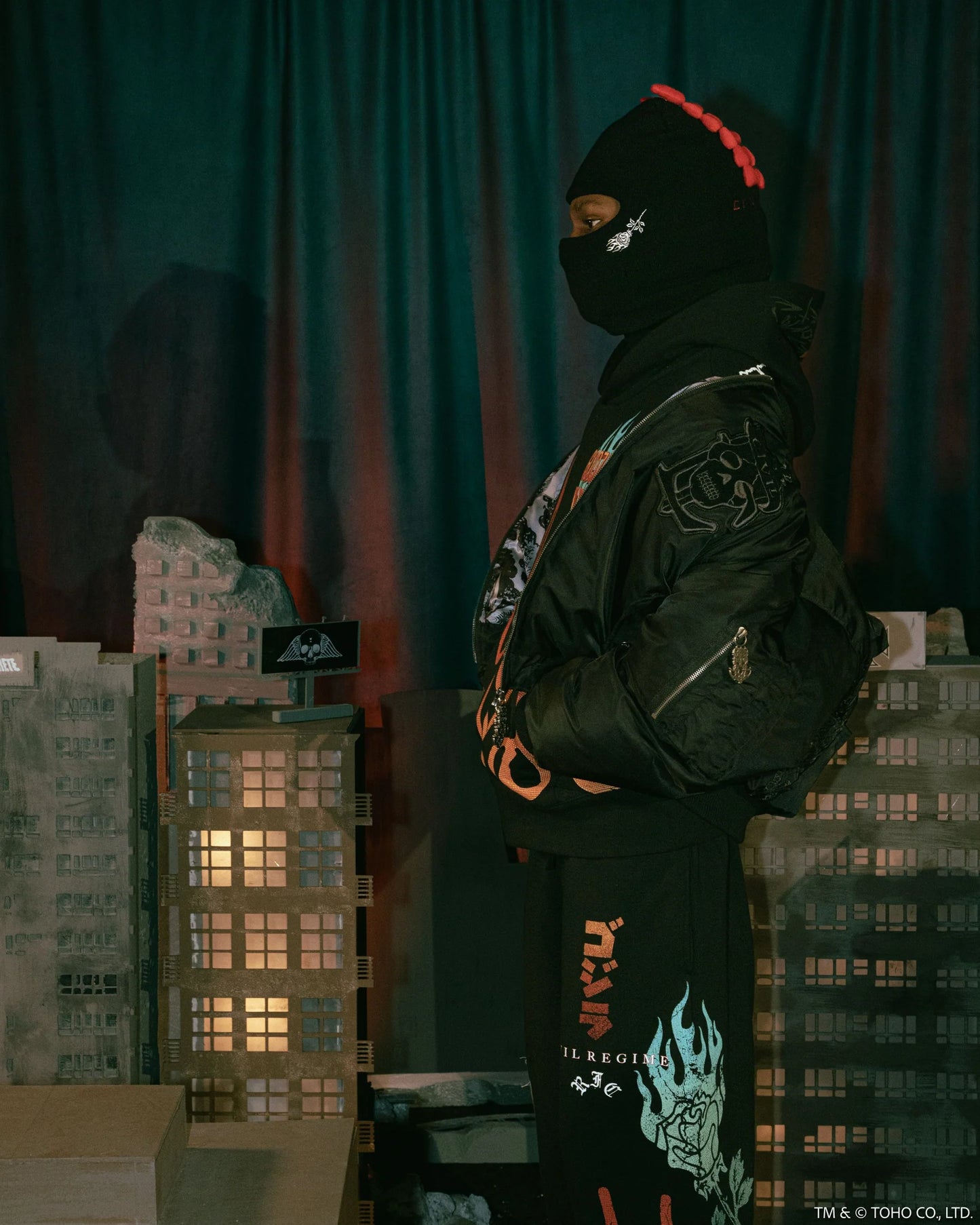Munchie Monster Balaclava in Black