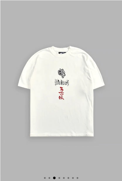 THE END OVERSIZED PREMIUM TEE IN CREAM