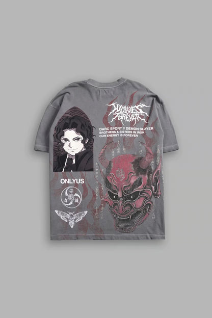 CAMISETA M2 OVERSIZED EN COLOR GRIS