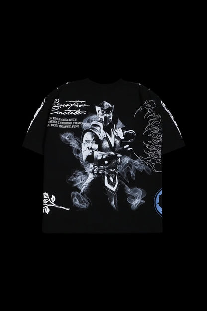 CAMISETA SUB 0 OVERSIZED EN COLOR NEGRO