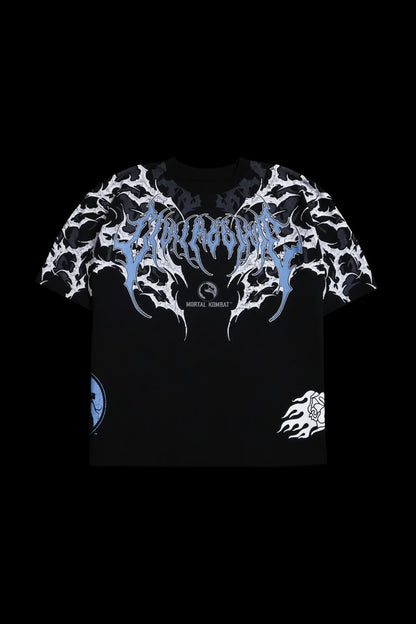 CAMISETA SUB 0 OVERSIZED EN COLOR NEGRO