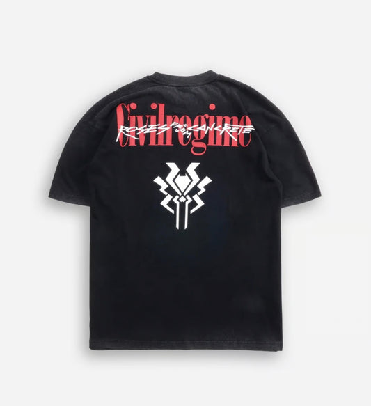SPIDERMAN´S WRATH AMERICAN CLASSIC OVERSIZED TEE IN VINTAGE BLACK