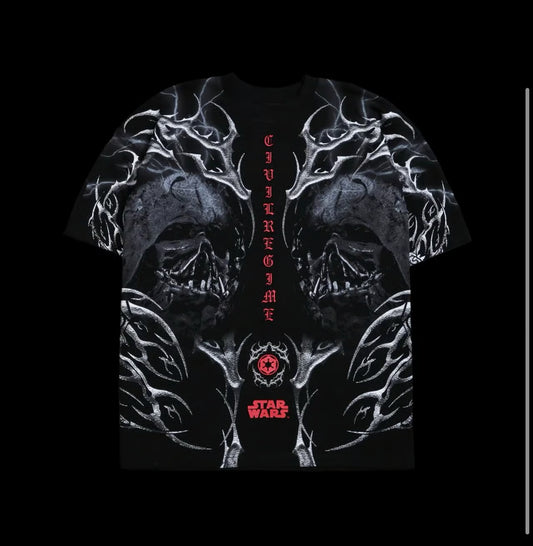 CAMISETA LORD V OVERSIZED EN COLOR NEGRO
