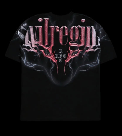 CAMISETA LORD V OVERSIZED EN COLOR NEGRO