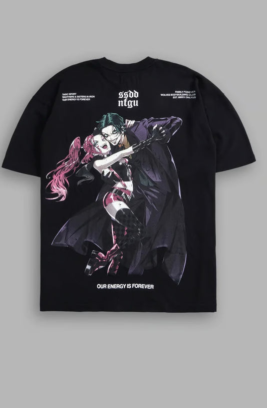 THEM PREMIUM OVERSIZED TEE IN BLACK