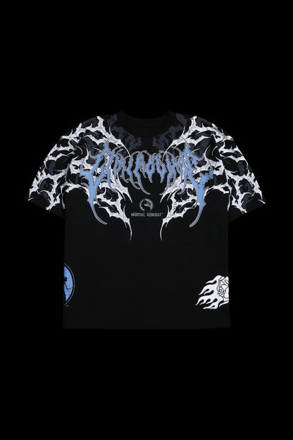 Sub-Zero 199x Side by Side Oversized Tee in Black