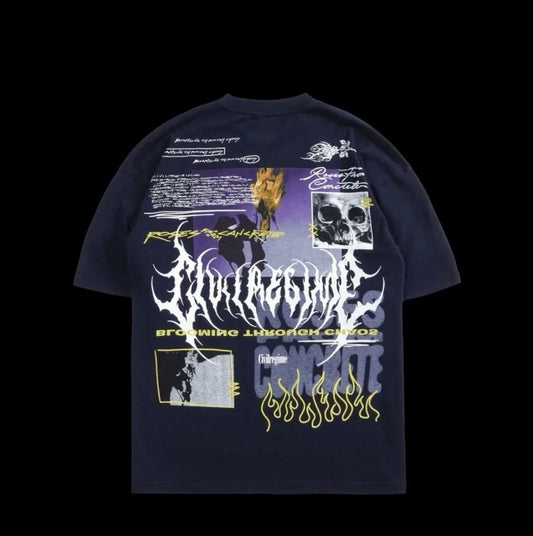 WATCH US BURN AMERICAN CLASSIC OVERSIZED TEE IN FUTURE DUSK